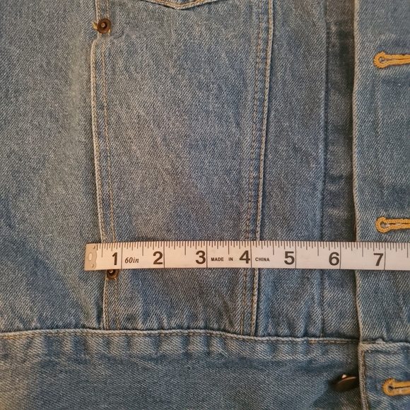 Expressions Button Up Jean Jacket - Picture 12 of 15